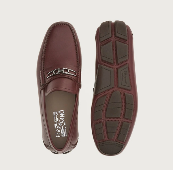 Giày Salvatore Ferragamo Driver Gancini 'Nebbiolo' 020803-754916 - Ảnh 4