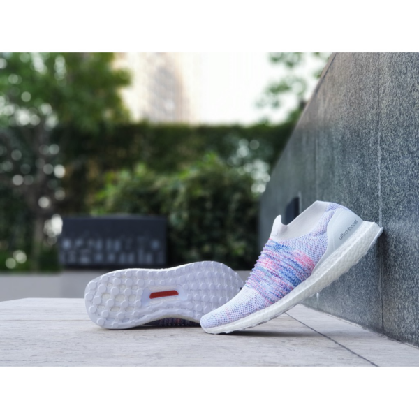 Giày Adidas Wmns Ultraboost Laceless 'White Multicolor'  B75857 - Ảnh 5
