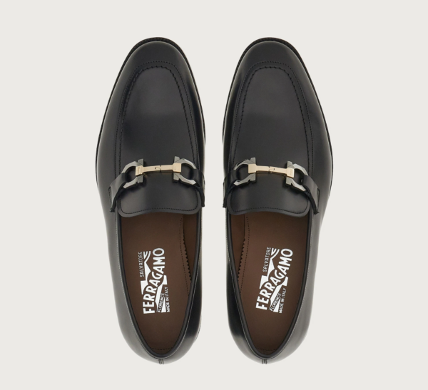 Giày Salvatore Ferragamo Moccasin 'Dark Gray' 020771-756101 - Ảnh 3