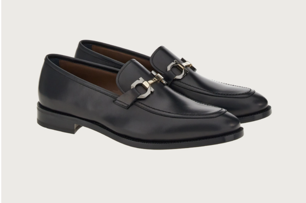 Giày Salvatore Ferragamo Moccasin 'Dark Gray' 020771-756101 - Ảnh 2