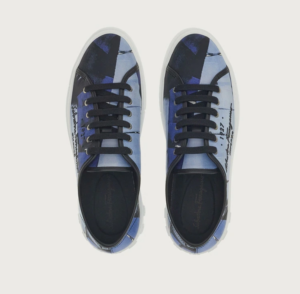 Giay Salvatore Ferragamo Palm Print 'Blue' 020709-756268