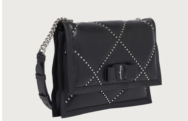 Tui Salvatore Ferragamo Viva Bow Bag 'Black' 212733-756436