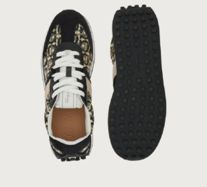 Giay Ferragamo Unisex 'Black Beige' 020912-756556