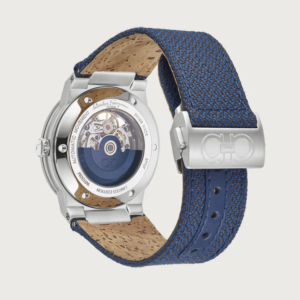 Dong Ho Salvatore Ferragamo F-80 Skeleton 'Blue' 611187-756605