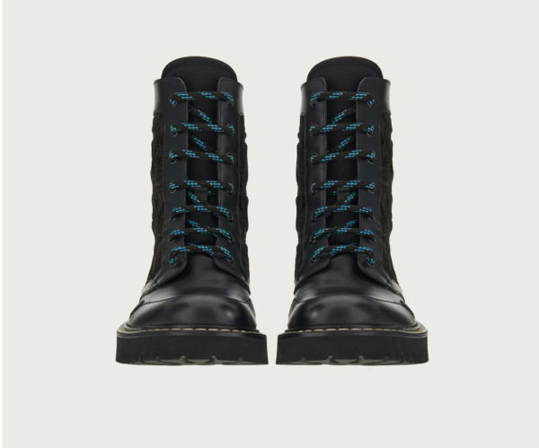 Giày Salvatore Ferragamo Combat Boot 'Black' 020929-756728 - Ảnh 3