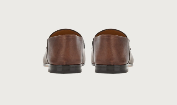 Giày Salvatore Ferragamo Moccasin Gancini 'Chocolate' 020990-757633 - Ảnh 4