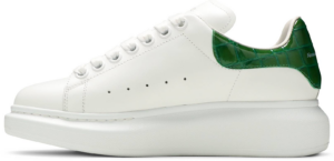 Alternative view of Giày Alexander McQueen 'White Chrome Green' 553770-WIAF8-9409