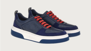 Alternative view of Giày Salvatore Ferragamo Sneaker 'Blue Marine' 021171-758146