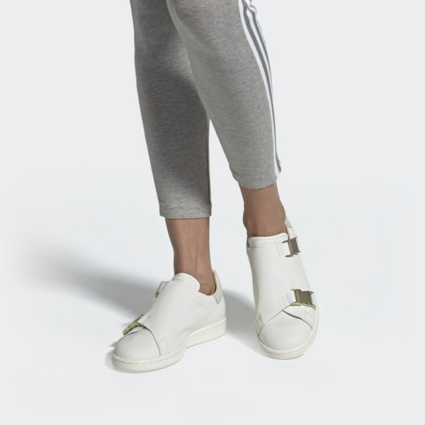 Giay Adidas Stan Smith Buckle 'Off White' EE4889