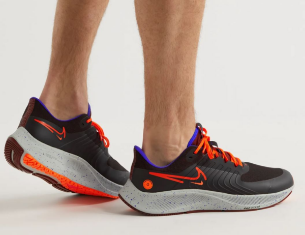 Giày Nike Air Zoom Pegasus 38 Shield Black Orange DC4073-003 - Ảnh 4