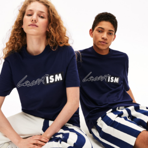 Ao Lacoste Live Lacostism Print Tee BlackTH4361-166