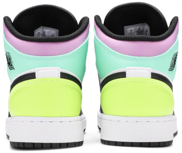 Giày Nike Air Jordan 1 Mid GS 'Pastel' 554725-175 - Ảnh 5