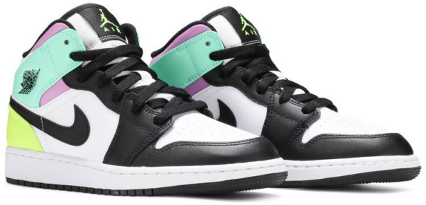 Giày Nike Air Jordan 1 Mid GS 'Pastel' 554725-175 - Ảnh 4