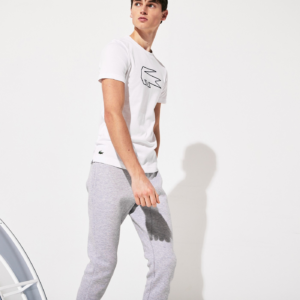 Ao Lacoste Novak Djokovic Crocodile Print T-shirt White TH4845-522