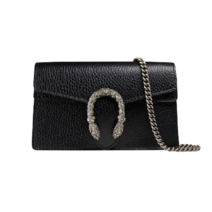 Túi Gucci Dionysus Leather Super Mini Black Leather 476432-CAOGN-8176