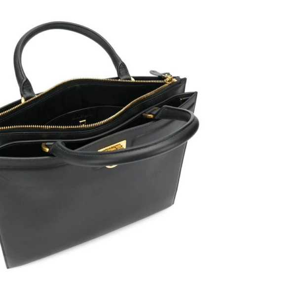 Túi Salvatore Ferragamo Ladies Trifolio 'Black' 21H995-724602 - Ảnh 2