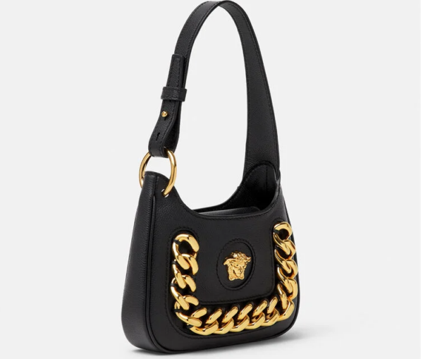 Túi Versace La Medusa Small Hobo Black 1000802-1A02772-1B00V - Ảnh 4