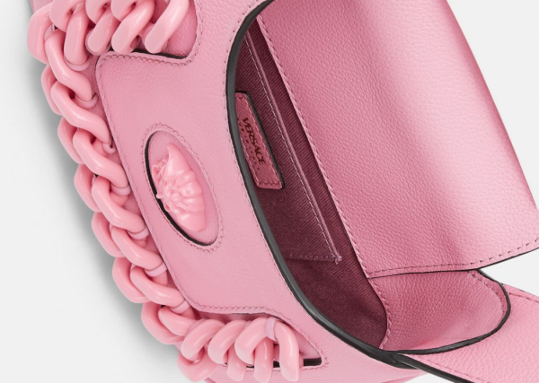 Túi Versace La Medusa Small Hobo Pink 1000802-1A02772-1P65V - Ảnh 6