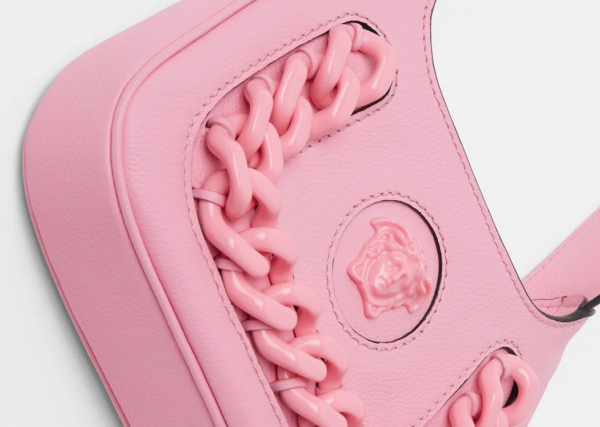 Túi Versace La Medusa Small Hobo Pink 1000802-1A02772-1P65V - Ảnh 7