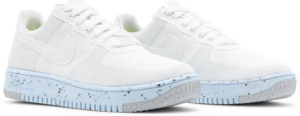 Alternative view of Giày Nike Wmns Air Force 1 Crater Flyknit 'Pure Platinum' DC7273-100