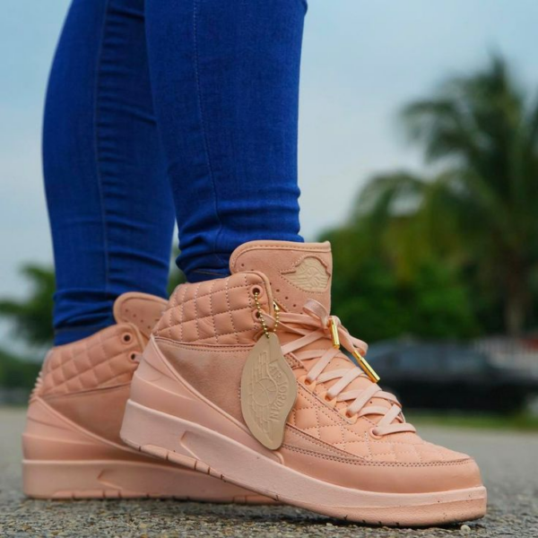 Giày Nike Just Don x Air Jordan 2 Retro GG 'Arctic Orange' 923840-805 - Ảnh 3