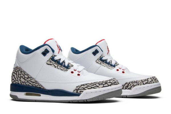 Giày Nike Air Jordan 3 Retro OG BG 'True Blue' 2016 854261-106 - Ảnh 5