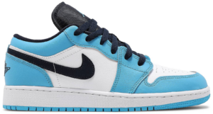 Giày Nike Air Jordan 1 Low GS 'UNC' 553560-144