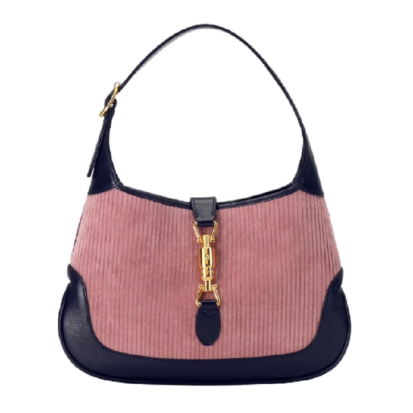 Túi Jackie 1961 Small Shoulder Pink Corduroy ‎636706-2S8AG-6781