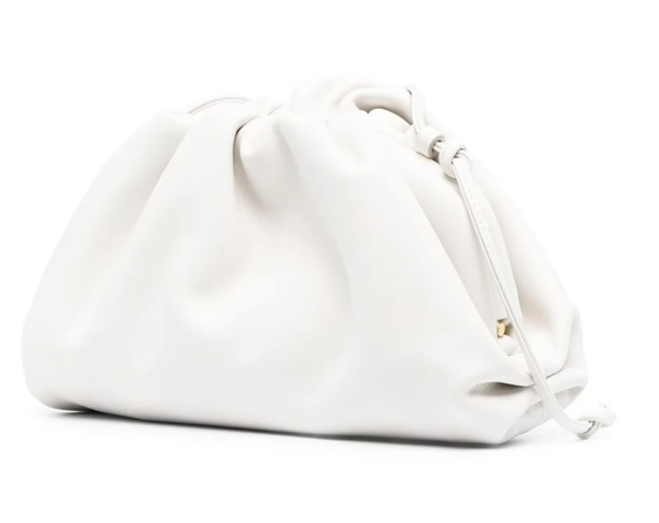 Túi Bottega Veneta Mini Pouch Bag 'Chalk Gold' 585852-VCP40-9143 - Ảnh 2