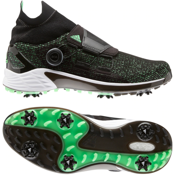 Giày Golf Adidas ZG21 Motion Primegreen BOA Mid 'Black Screaming Green' H68592 - Ảnh 5