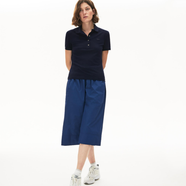Áo Lacoste Slim Fit Polo Shirt Pique 'Dark Blue' - Ảnh 4