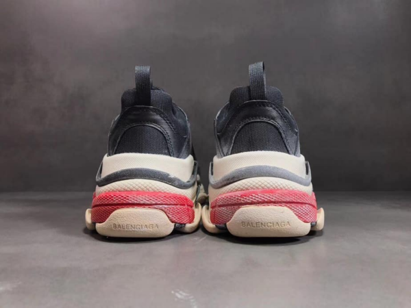 Giày Balenciaga Triple S Sneaker 'Black Red' 483513-W06E1-1000 - Ảnh 4