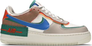 Giày Nike Wmns Air Force 1 Shadow 'Sail Signal Blue Green' CI0919-109