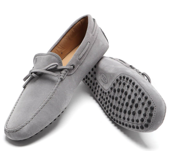Giày Tod's Gommino Driving Shoes In Suede Grey XXM0GW05470RE0B414 - Ảnh 6