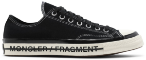 Giày Converse Fragment Design x Moncler x Chuck 70 Low 'Black' 172320C