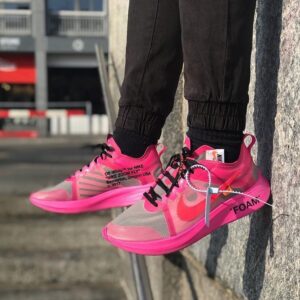 Alternative view of Giày Nike Off-White x Zoom Fly SP 'Tulip Pink' AJ4588-600
