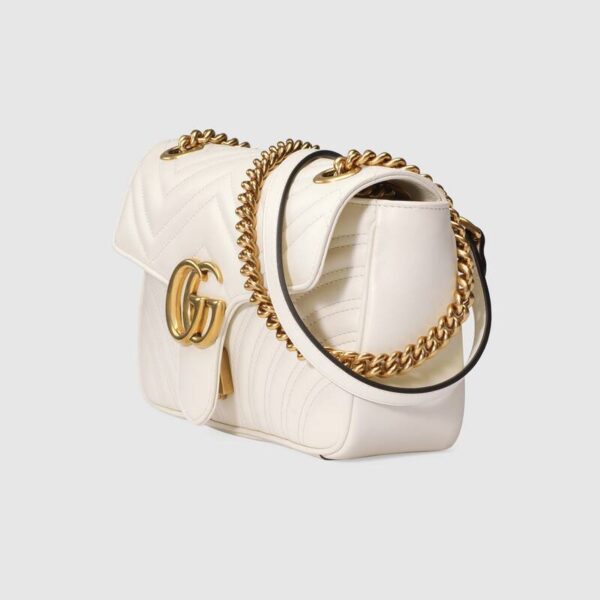 Túi Gucci Matelassé GG Marmont Small 'White' 443497-DTDIT-9022 - Ảnh 2