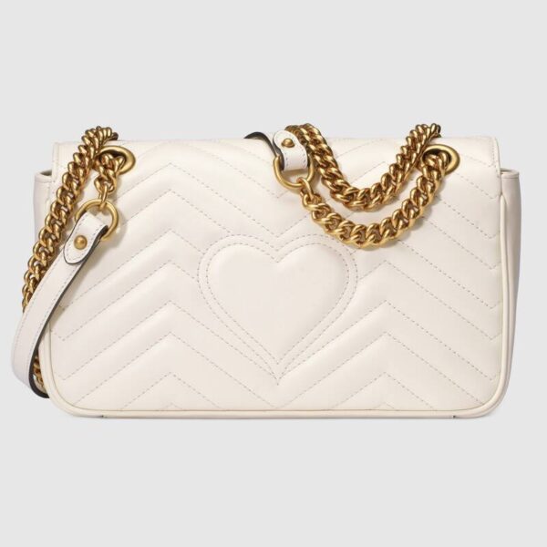 Túi Gucci Matelassé GG Marmont Small 'White' 443497-DTDIT-9022 - Ảnh 3