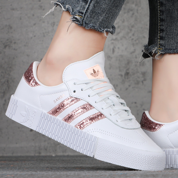 Giày Adidas Samba Rose Wmns 'Cloud White' FX3816 - Ảnh 4