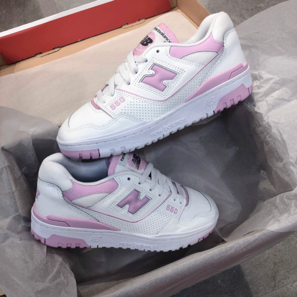 Giày New Balance 550 'White Pink' BBW550BD - Ảnh 2