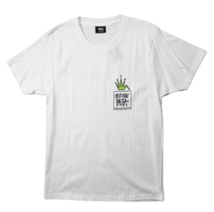 Áo Stussy Champion Sound Tee 'White'