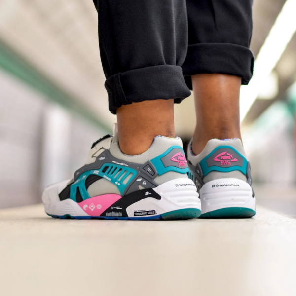 Giày Puma Graphers Rock x Disc Blaze 'White' 361378-01 - Ảnh 2