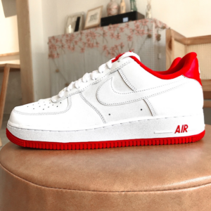Alternative view of Giày Nike Air Force 1 GS 'White University Red' CD6915-101