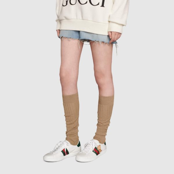 Giày Doraemon x Gucci Wmns Ace 'Ivory Devil Patch' 655031-0FIU0-9091 - Ảnh 3