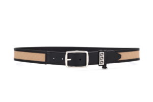 Alternative view of Thắt Lưng Fendi Belt Black Beige Leather 7C0435AFBCF1DZQ