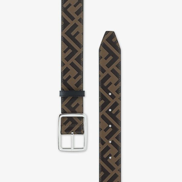 Thắt Lưng Fendi Black Leather Belt 7C0455AFSWF0H3C - Ảnh 2
