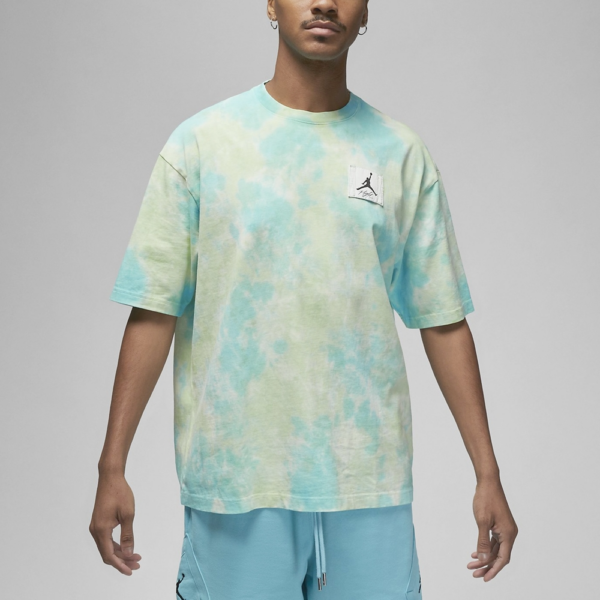 Ao Nike Ess Ovrsz Jordan Tee 'Bleach Aqua' DX9584-110
