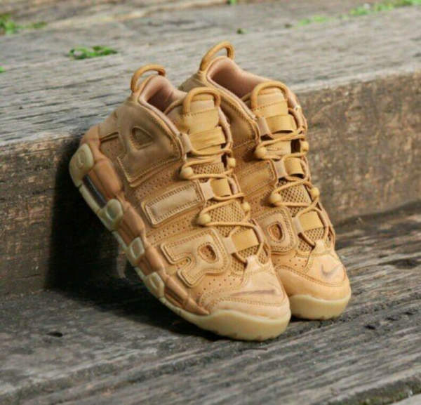Giày Nike Air More Uptempo 'Flax' (GS) 922845-200 - Ảnh 4