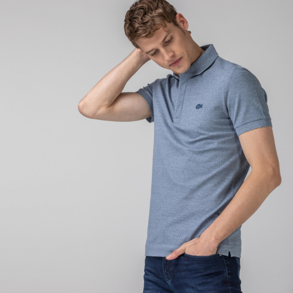 Áo Lacoste Men's Paris Polo Regular Fit Stretch Cotton Piqué PH5522-1GF - Ảnh 5