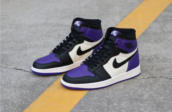 Giày Nike Air Jordan 1 Retro High OG 'Court Purple' 555088-501 - Ảnh 7